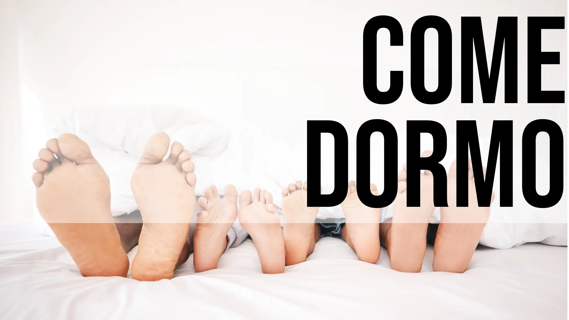 Copertina come dormo