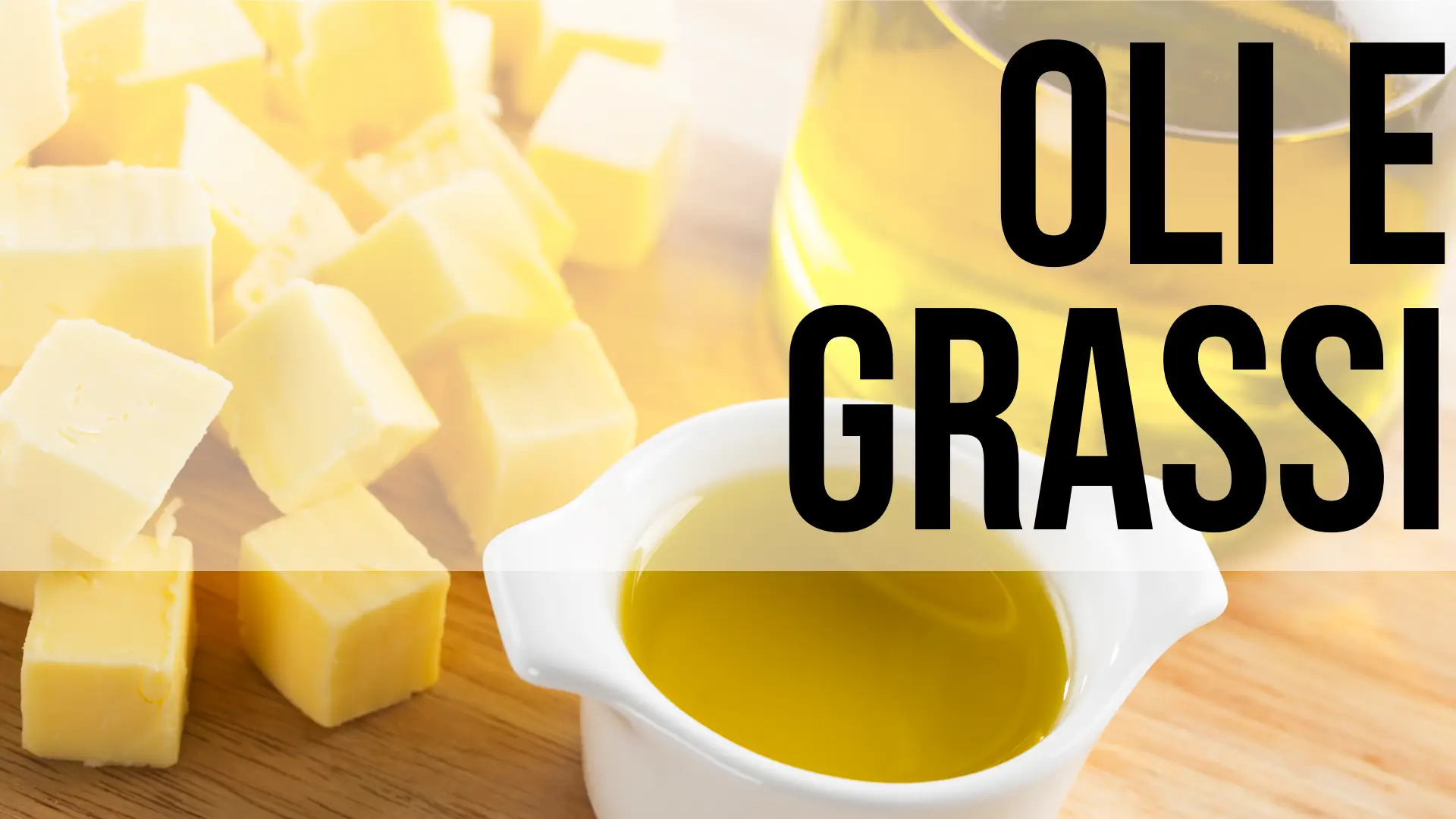 Copertine oli e grassi